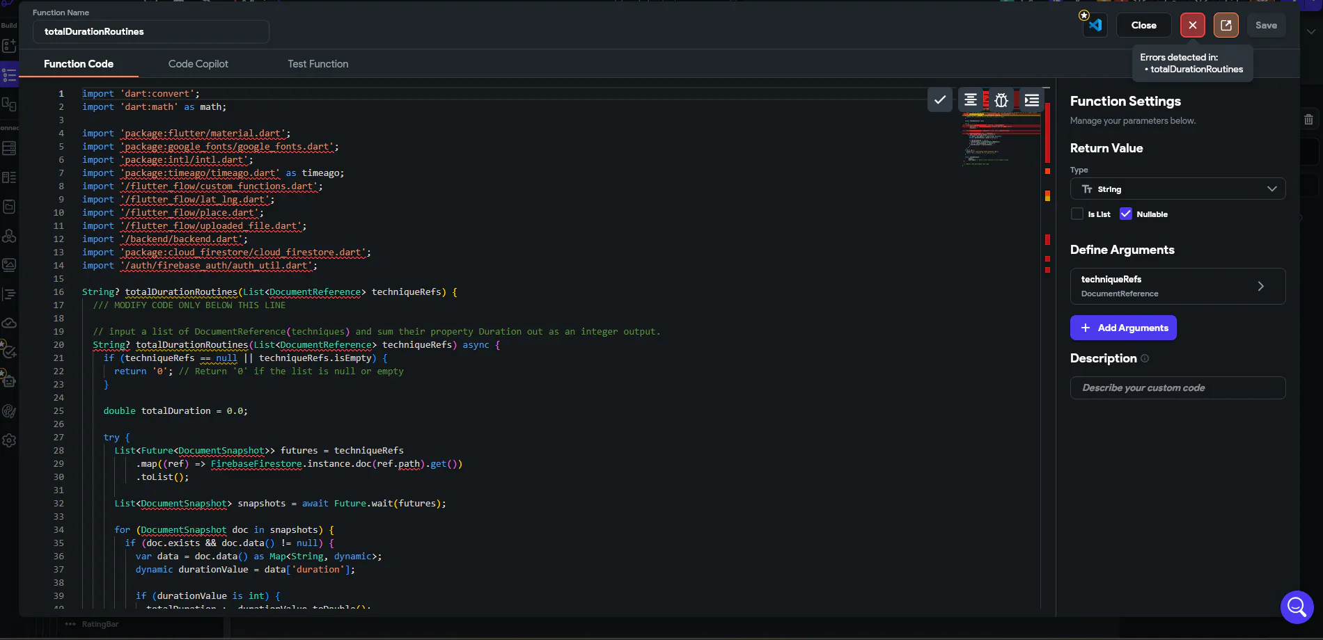 Custom Function not loading dependencies
