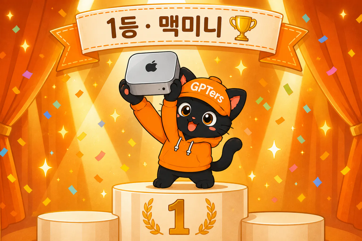 최우수상 1등 M4 Mac mini 시상 - 뽀짝이
