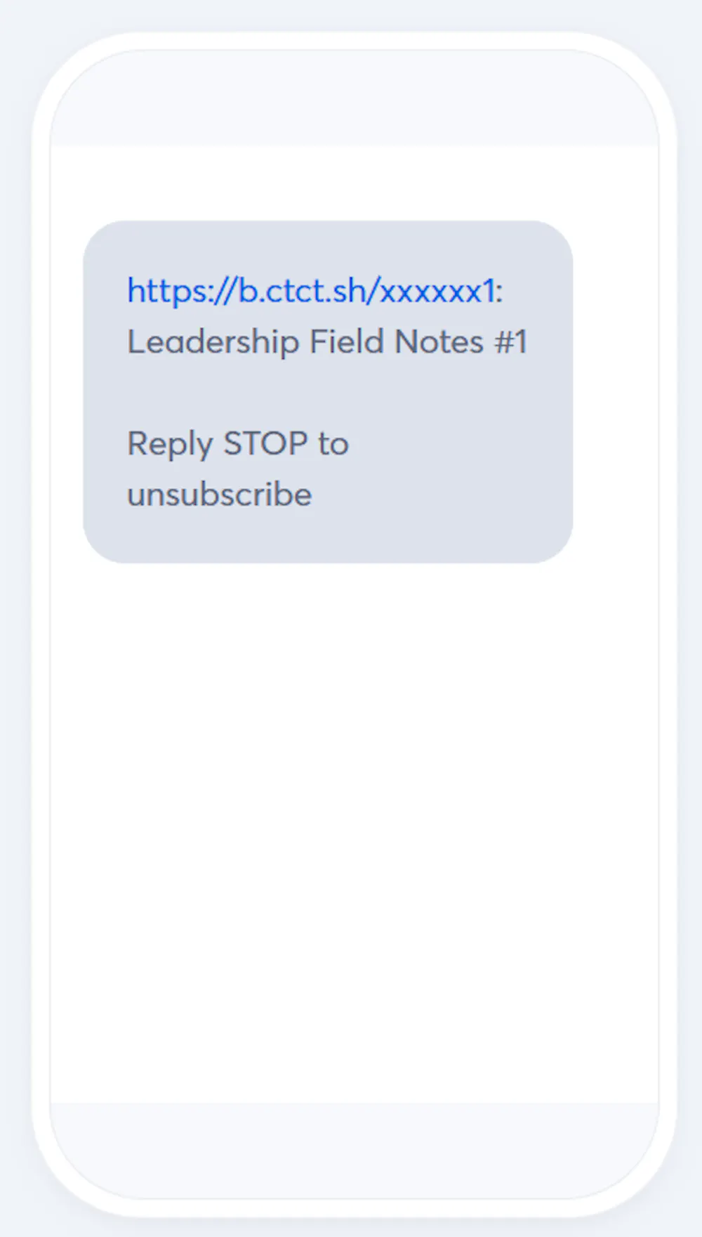 Help with SMS format