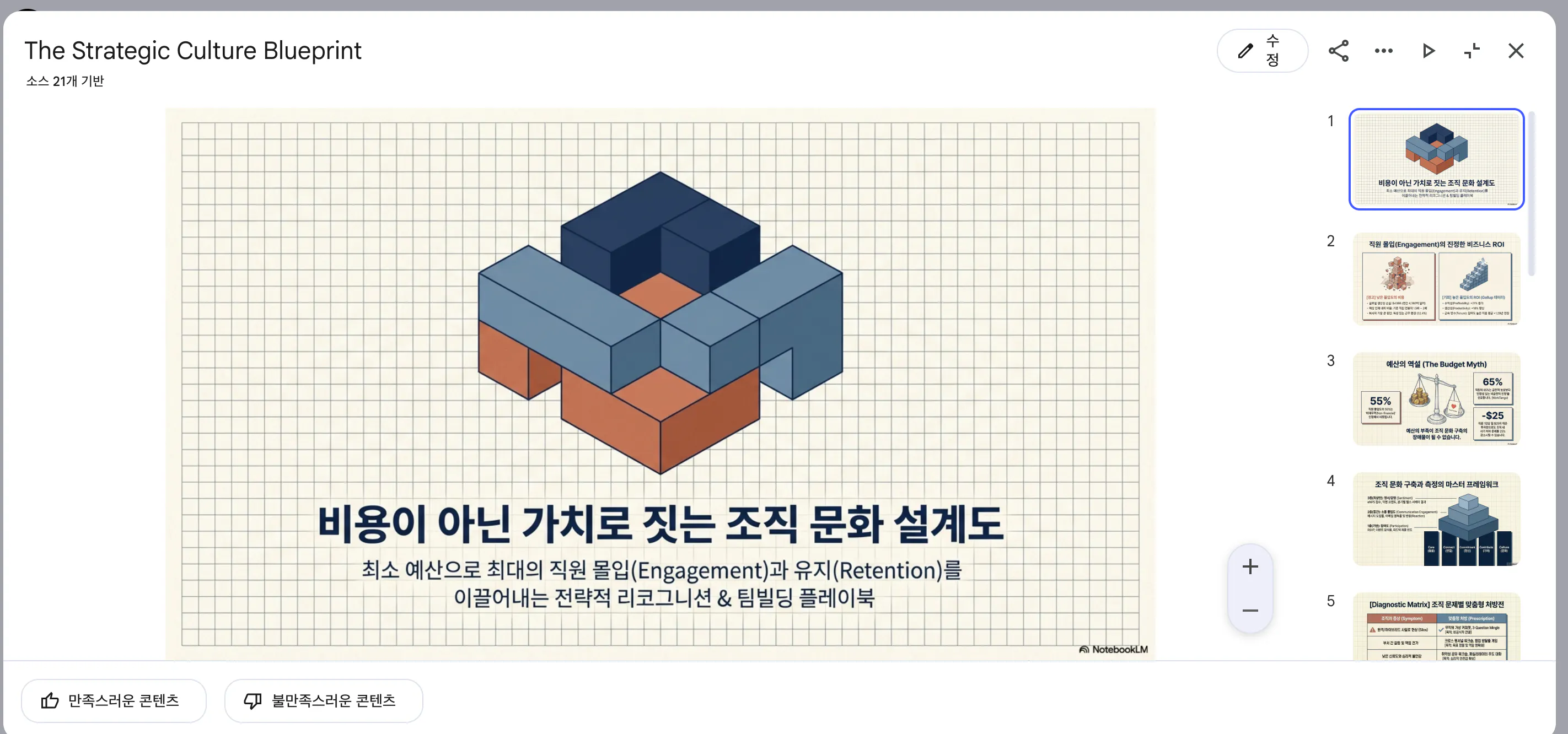 한국어 텍스트가 포함된 PowerPoint 프레젠테이션의 스크린샷