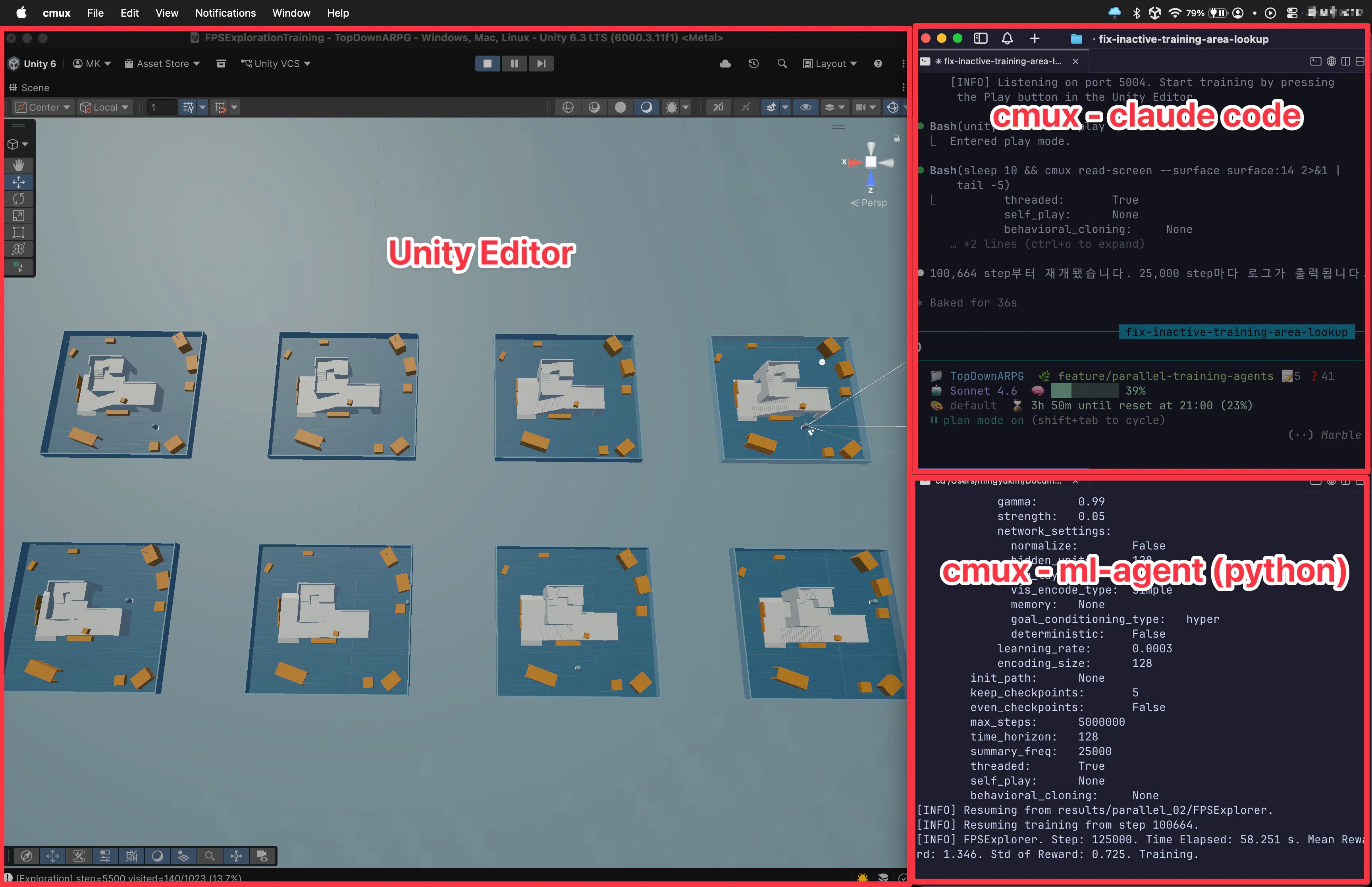 게임 엔진에서 동작하는 강화학습 Toolkit - Unity ML Agent 테스트 #3