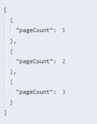 CSS 파일의 페이지 수의 예