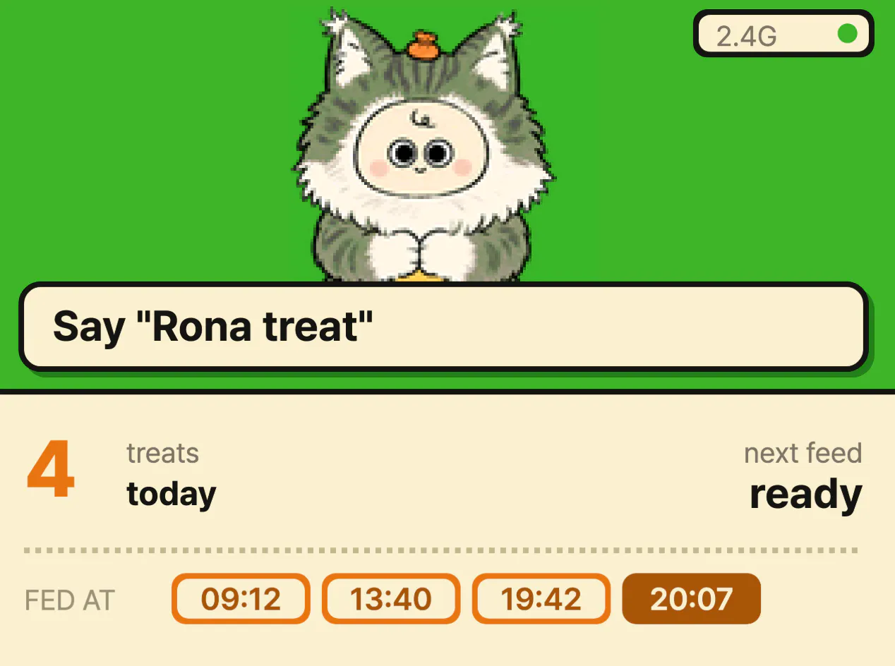 rona treat이라고 적힌 게임 스크린샷