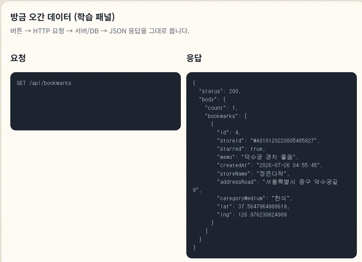 한국어가 포함된 한국어 웹사이트 스크린샷