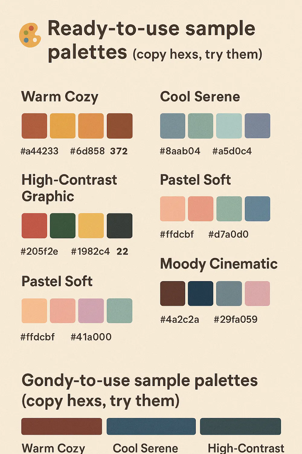 How To Use Color Palettes 🎨