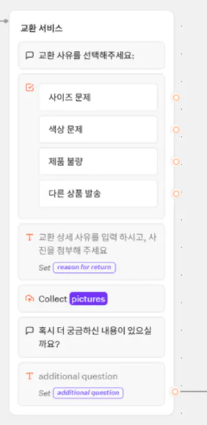 한국어 웹 사이트의 스크린 샷