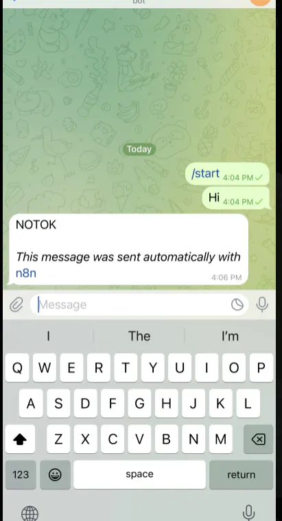 iPhone의 WhatsApp 스크린 샷