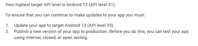 Update my app API to Android 13 - General Discussion - MIT App Inventor  Community