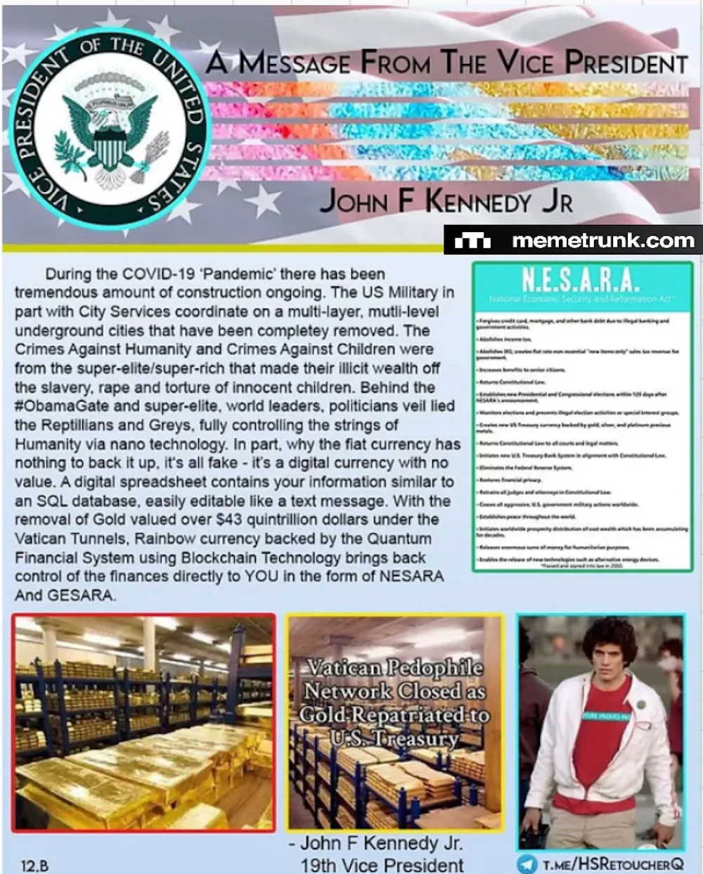 Rainbow Currency Backed By The Quantum Financial System Using 
