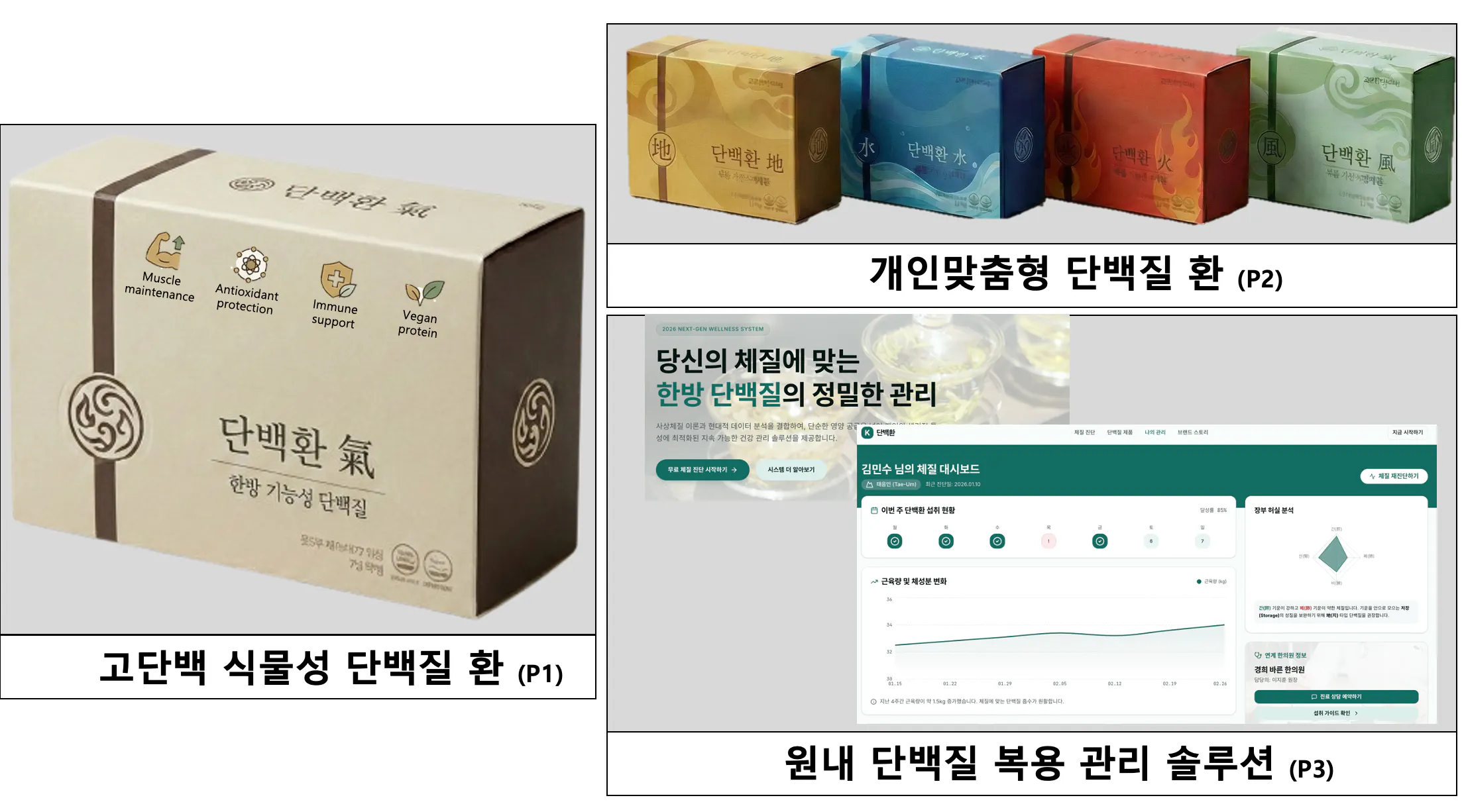 다양한 종류의 차가 담긴 한국 차 상자