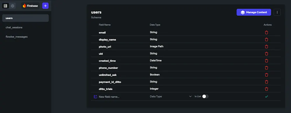 How to Delete Chat session and Messages associated with session in a ...