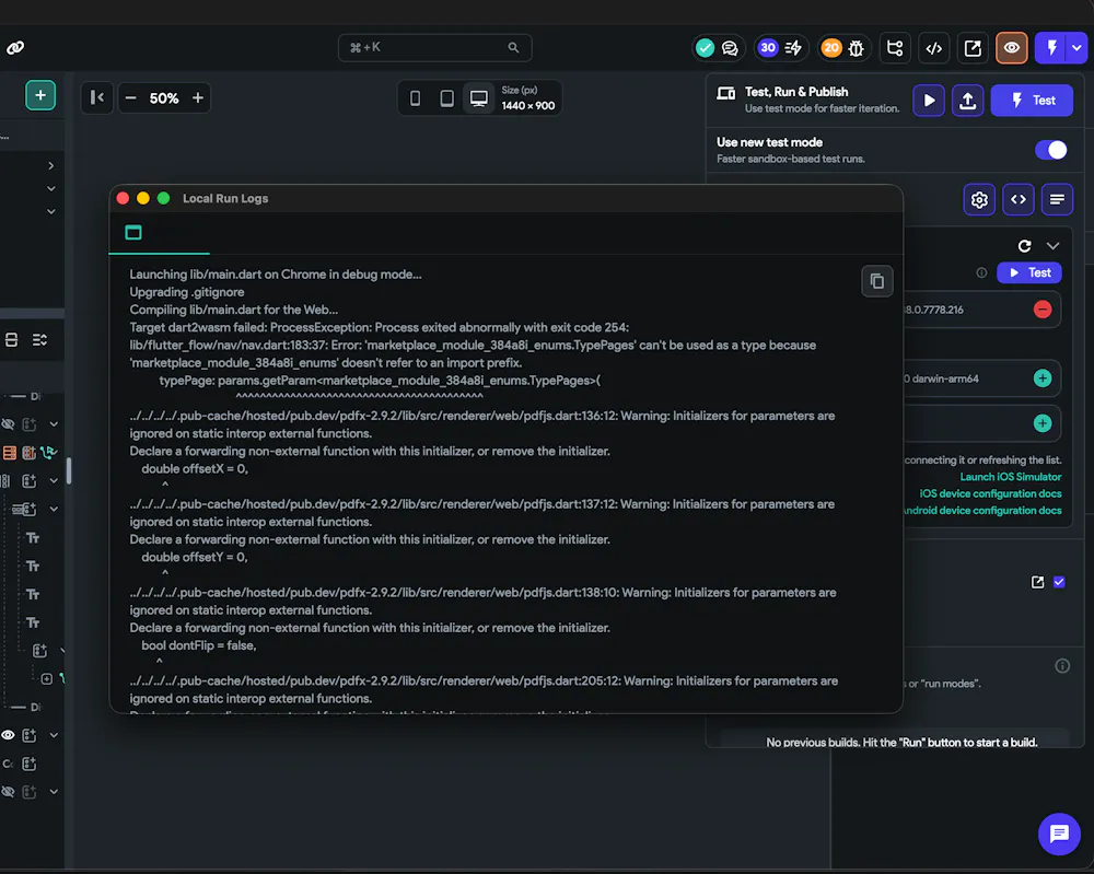 Missing import for Marketplace Module/Library Enum in generated nav ...