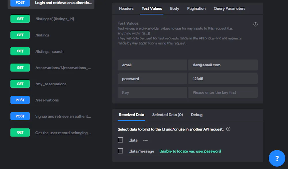 Getting Message "Unable to locate: var:user.password" When Trying To ...