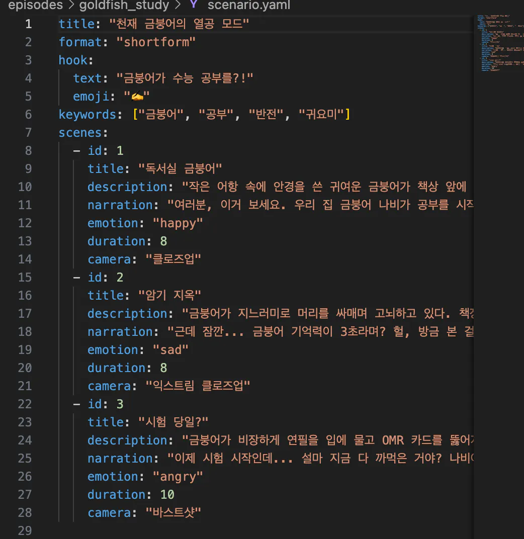 한국어 텍스트가 포함된 CSS 파일의 스크린샷