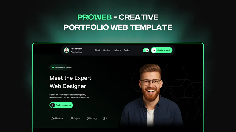 Proweb - Creative Portfolio Web Template