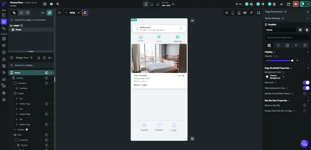 Inconsistencies between test and build view