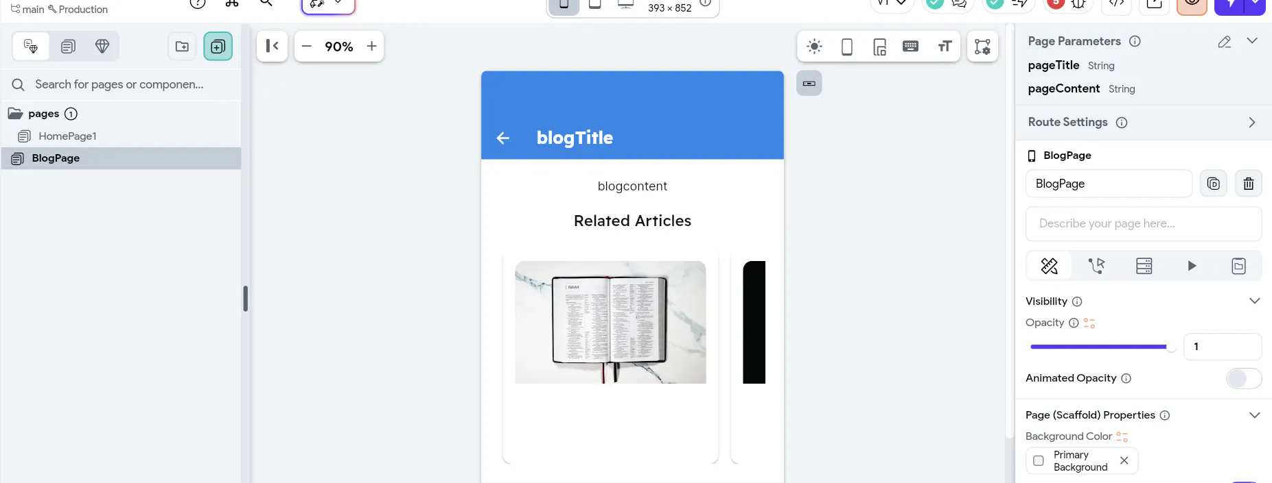 Unable to pass the api Response to the new page
