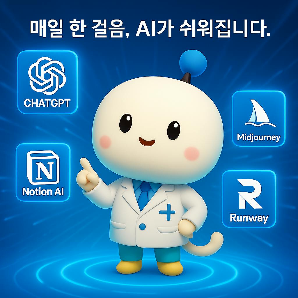 만화 캐릭터가 전화를 들고 다른 아이콘을 가리키고 있습니다.