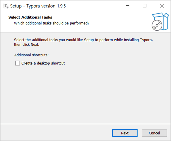 Windows 10의 추가 기능 유형 옵션 스크린샷