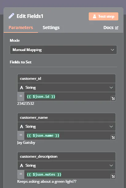 Adobe Adobe Adobe Adobe의 편집 필드 설정의 스크린 샷