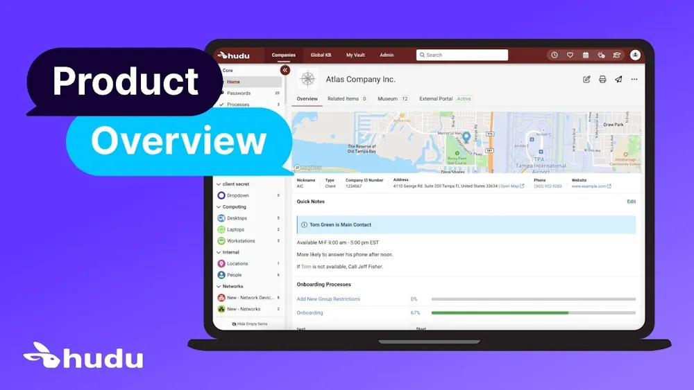 Hudu Product Overview
