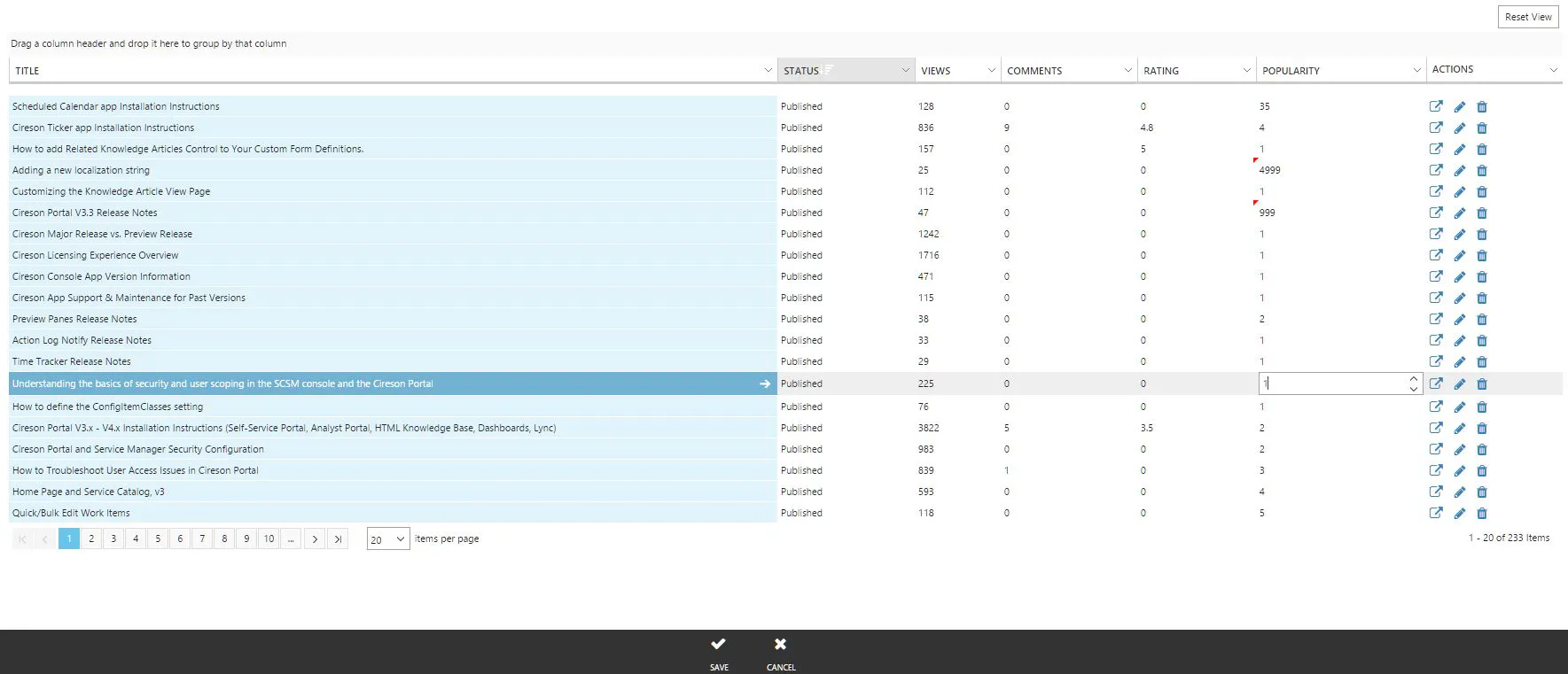 User Guide: Knowledge Manager Dashboard