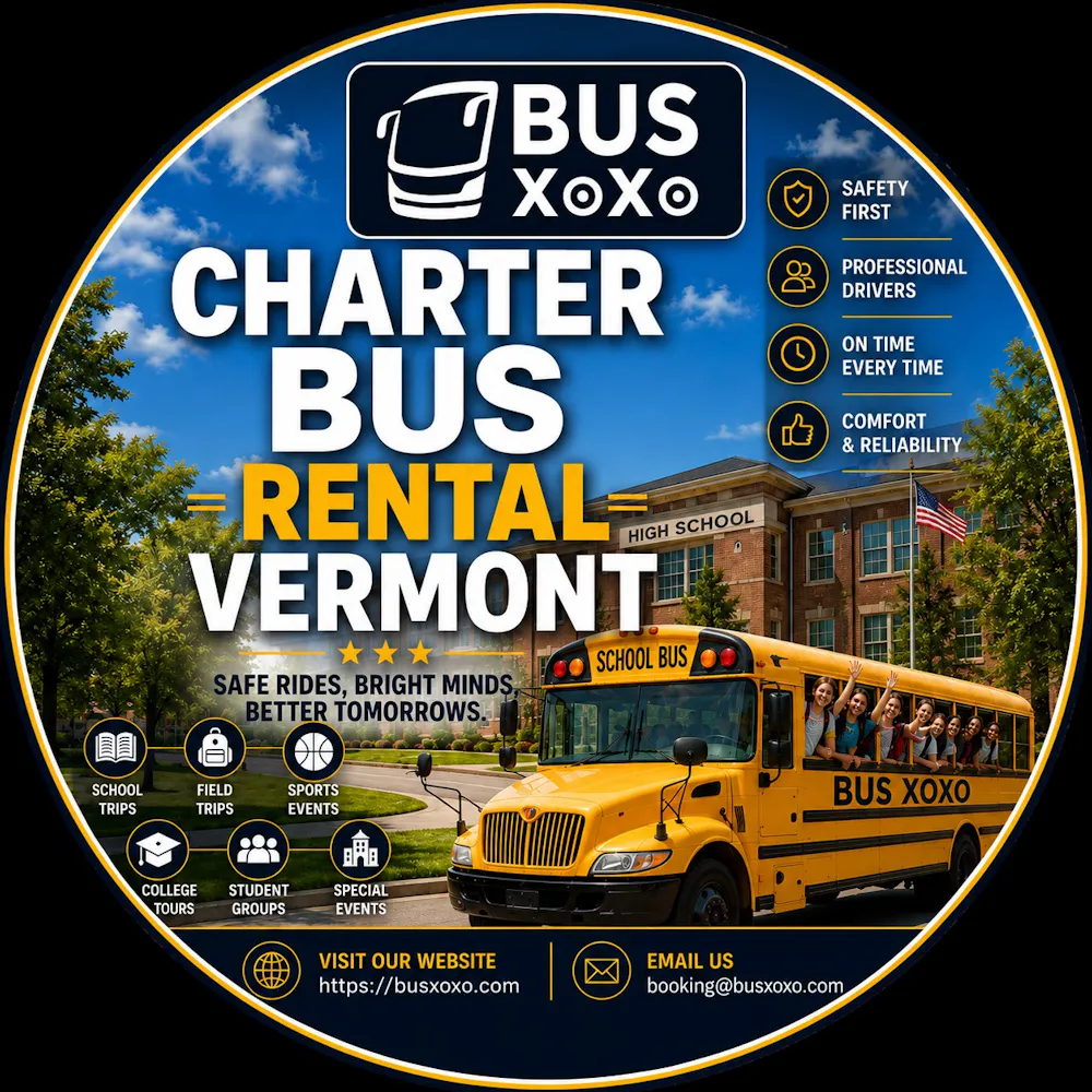 Charter Bus Rental Vermont