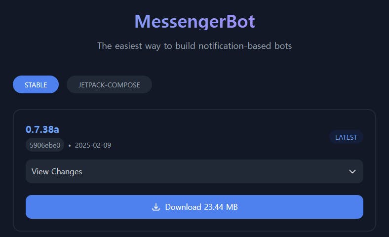 MessengerBot- MessengerBot을 사용하는 방법
