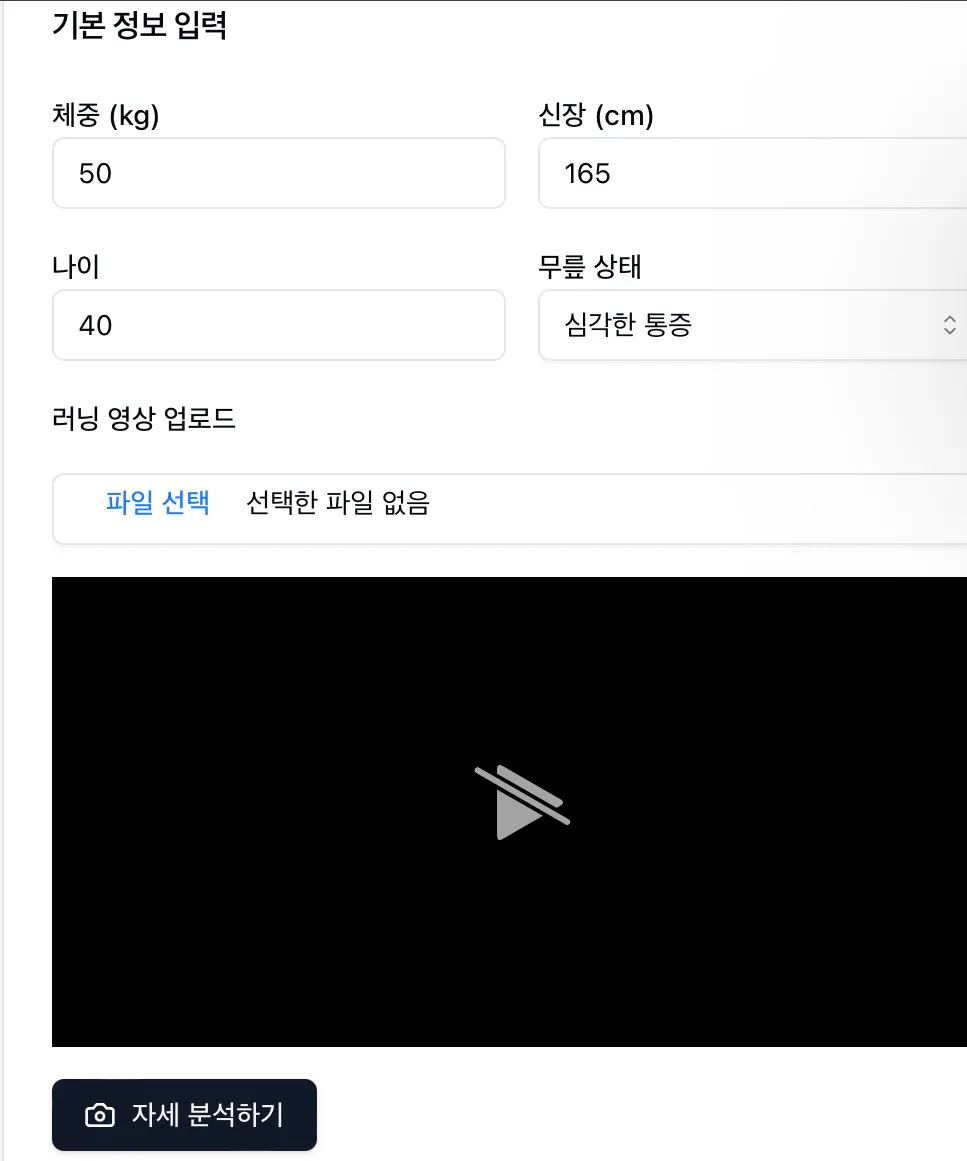 한국 비디오 플레이어의 스크린 샷