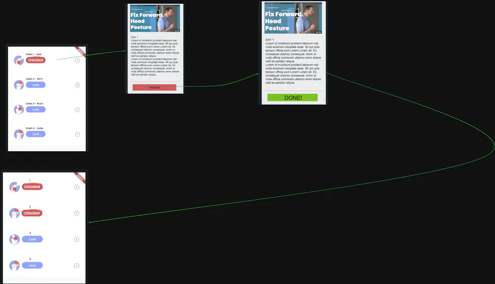Unlocking Process in Mobile App