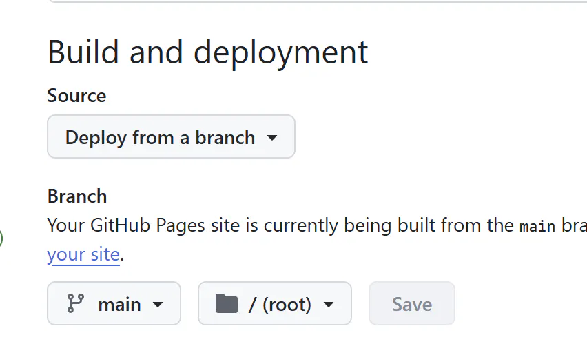 Github 페이지 사이트 구축 및 배포