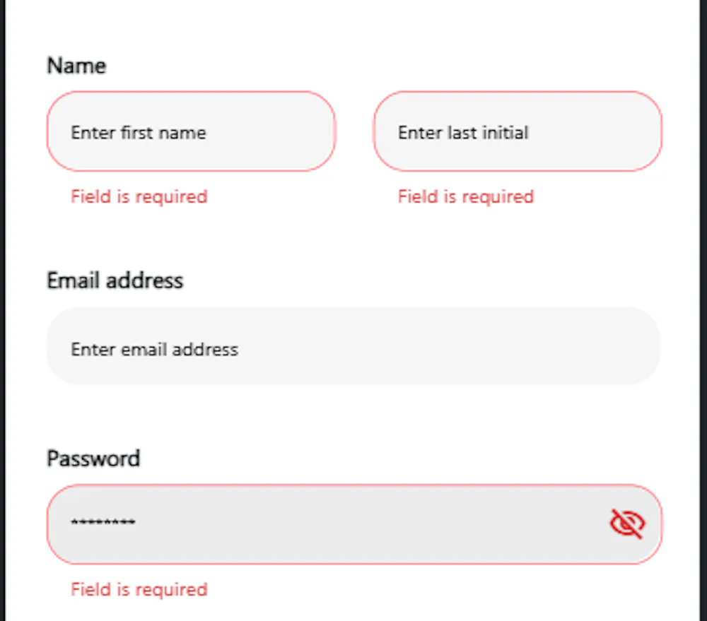 Form validation shows field should not be empty errors even before ...