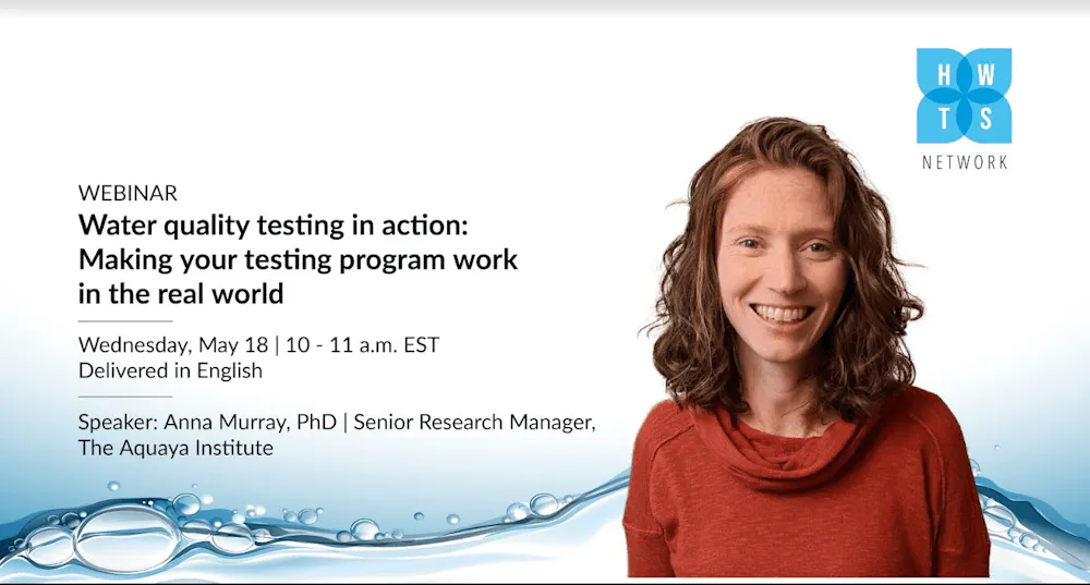 NEW LIVE WEBINAR: Learn how to make your water quality testing program ...