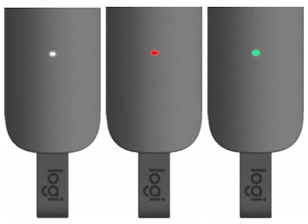 Logitech Spotlight 2 LED status indicator