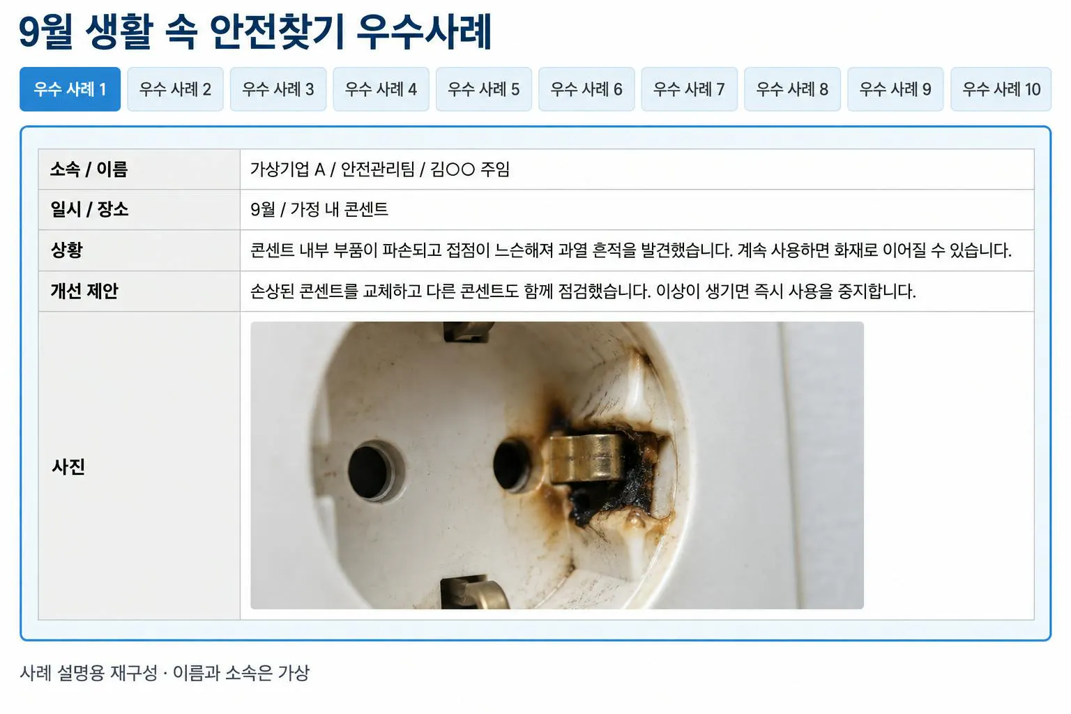 HTML로 만든 우수사례 게시 자료