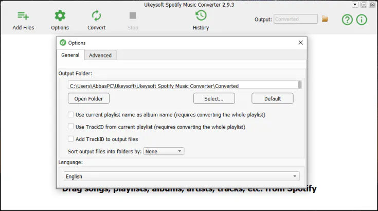 Ukeysoft Spotify Music Converter Registered for Windows