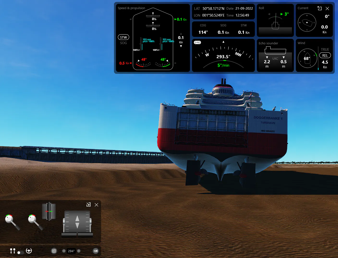 A bug when using a controller for steering