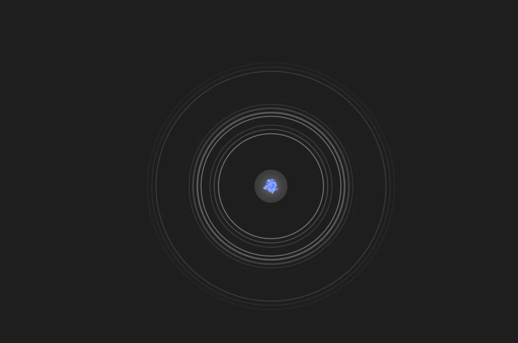 검은 배경에 파란색 원의 이미지