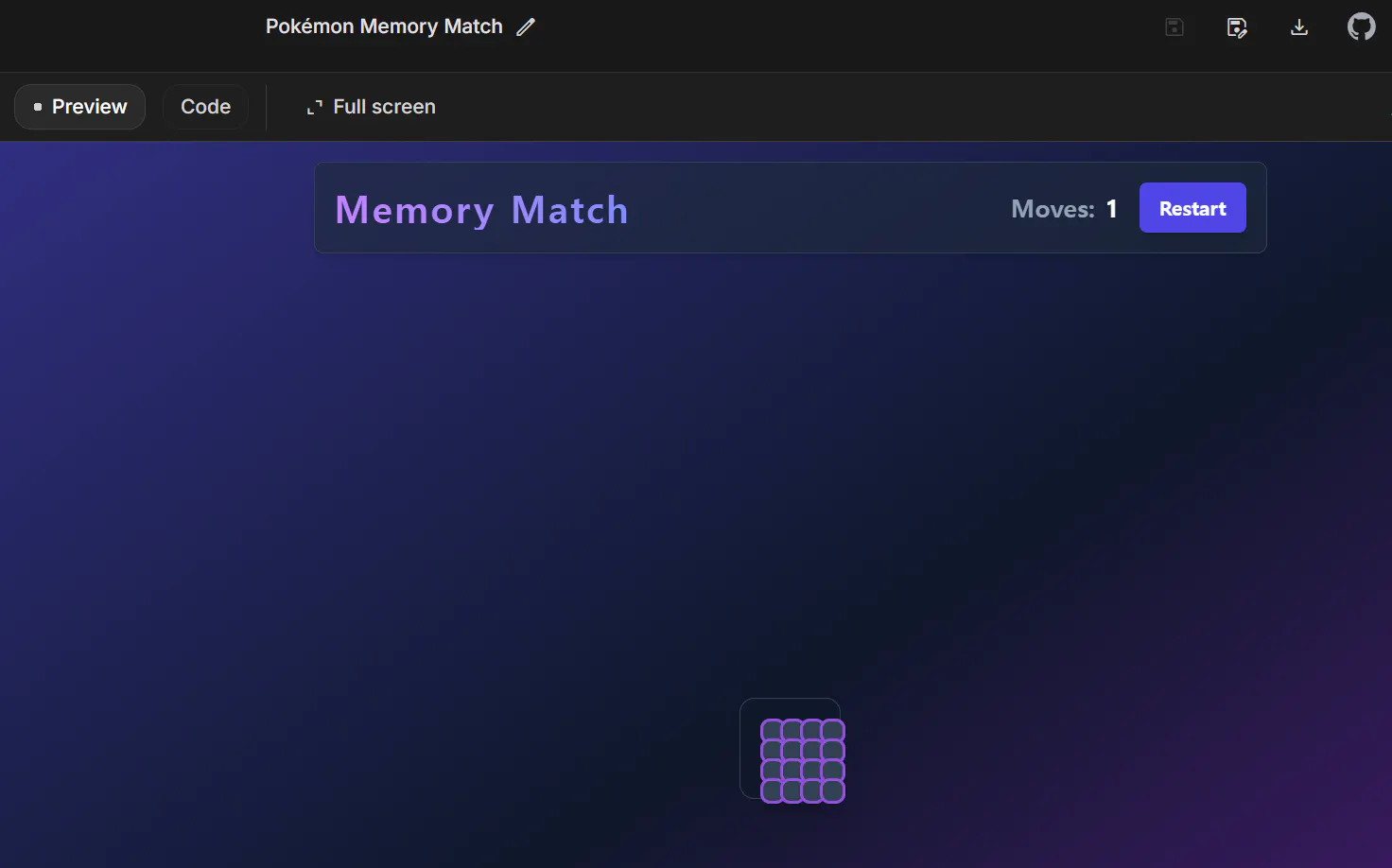 메모리 매치 - 스크린 샷 썸네일