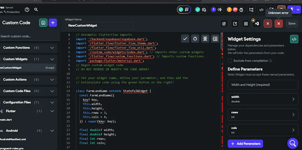 Trying to build a Game overlay Widget