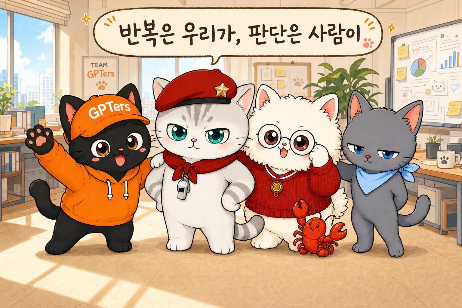 반복은 우리가, 판단은 사람이 — 팀 동료가 된 뽀피터스