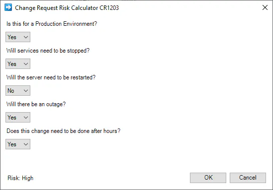 Install: Risk Calculator