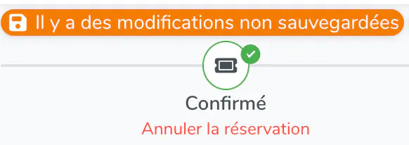 Nouvelle page réservations (réservation simple)