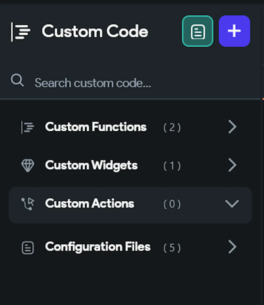 the new update features not available on the flutterflow desktop app