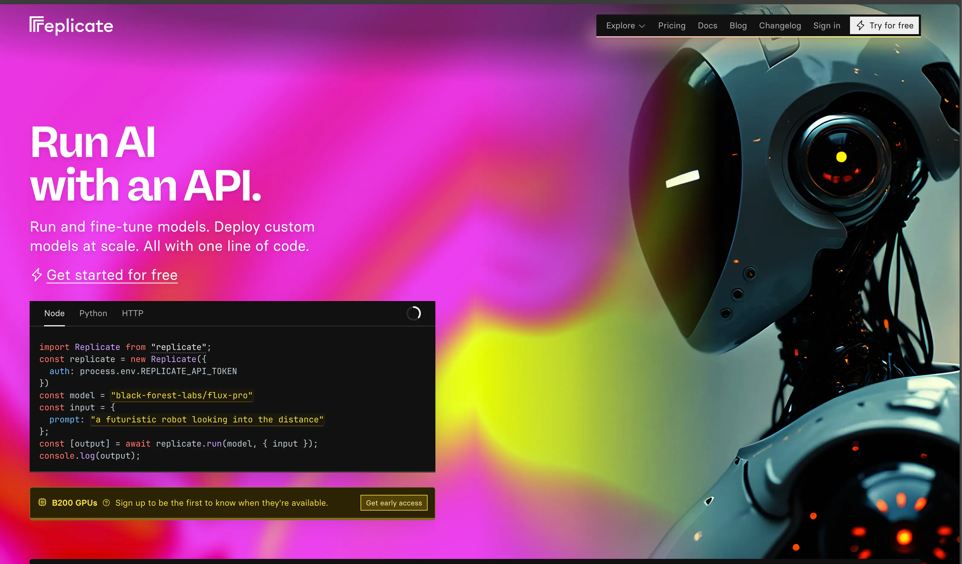 API로 AI를 실행하십시오
