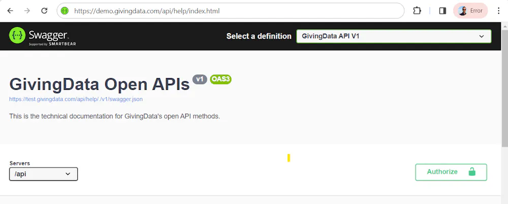 Detailed API Documentation and Testing