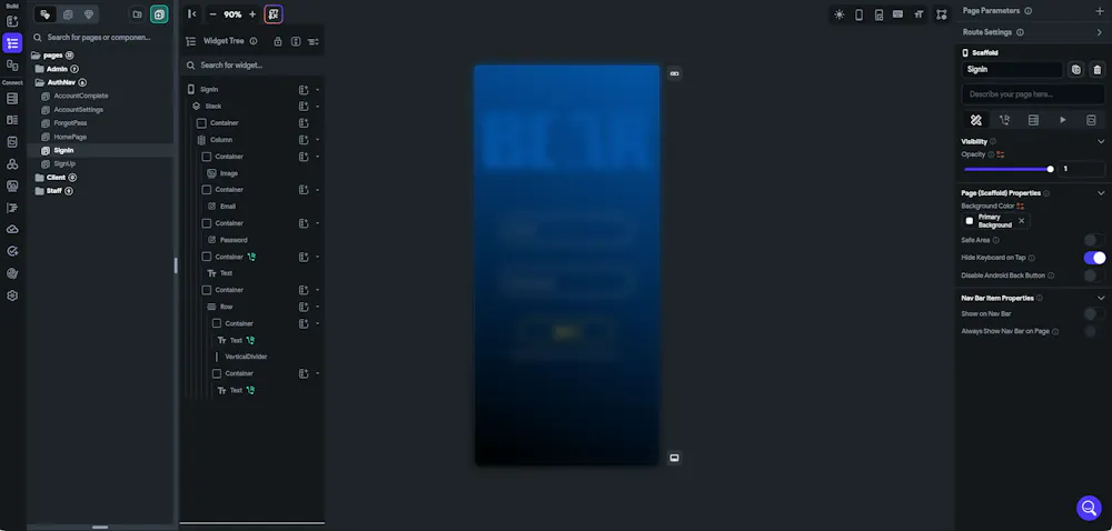 Feature request - side by side menus