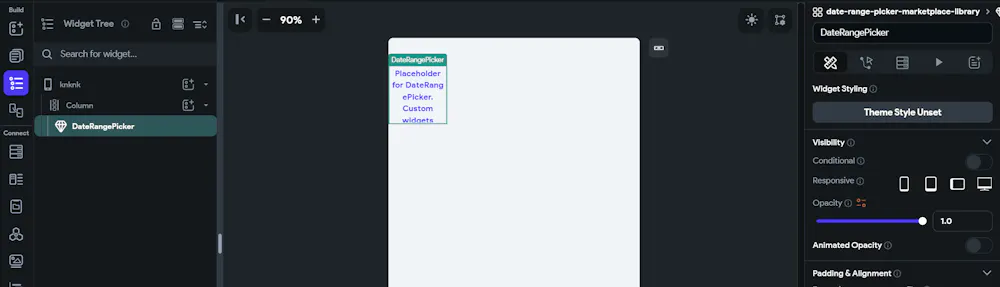 Custom Widgets from Marketplace!