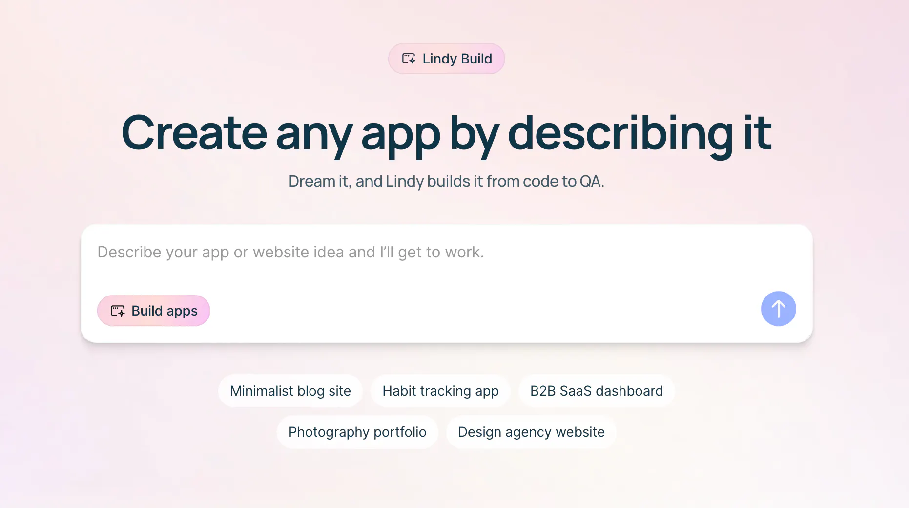 앱을 설명하여 앱을 만듭니다.
