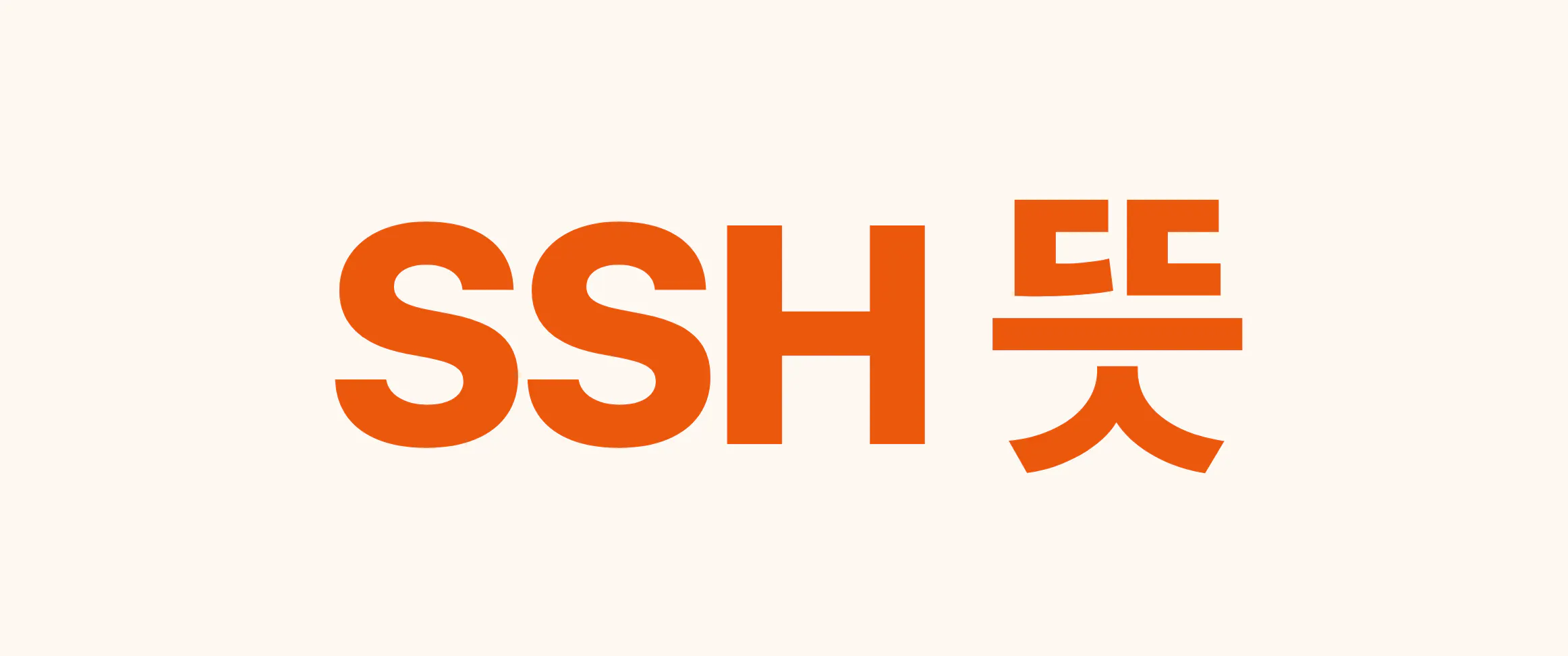 SSH 뜻 — 보안 원격 접속